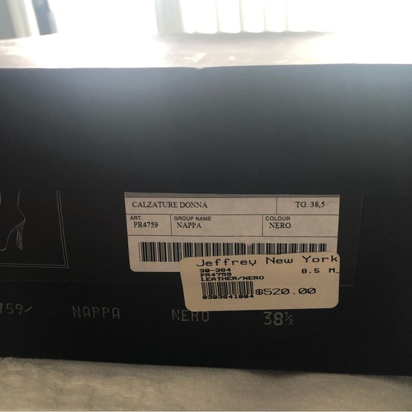 Vintage black Prada high heeled boots, mid-calf length. - Picture 7 of 8